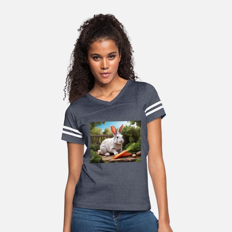 Rabbit is eating carrots