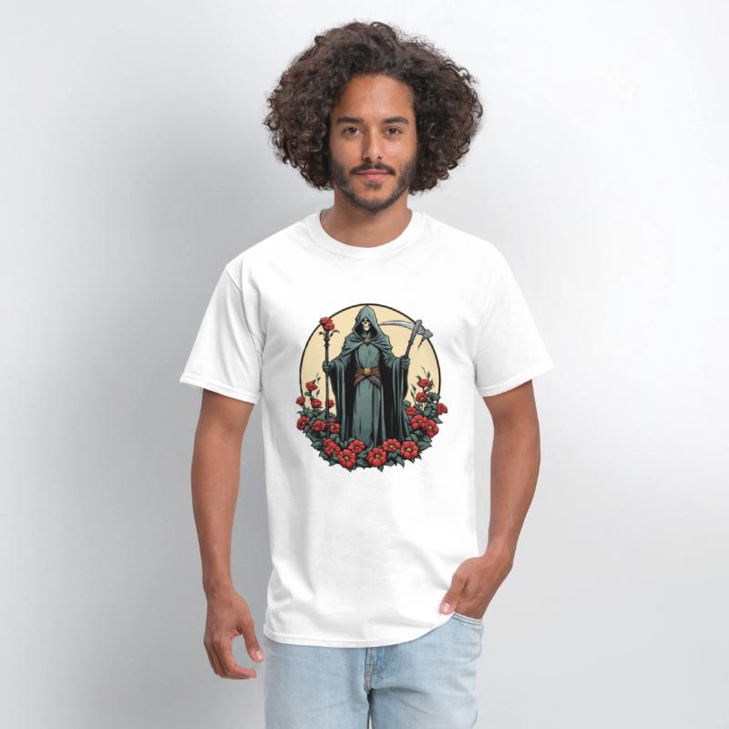 Reaper Flowers Illustration