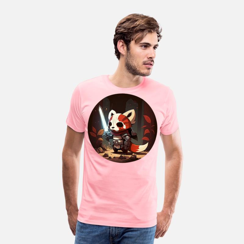 Red Panda Pathfinder Fighter Character Portrait 1