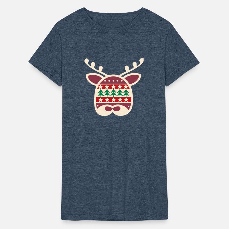 Reindeer Head Ugly Sweater Design