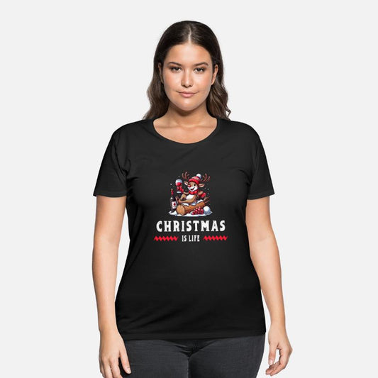 Reindeer With Wine - Christmas Vibes