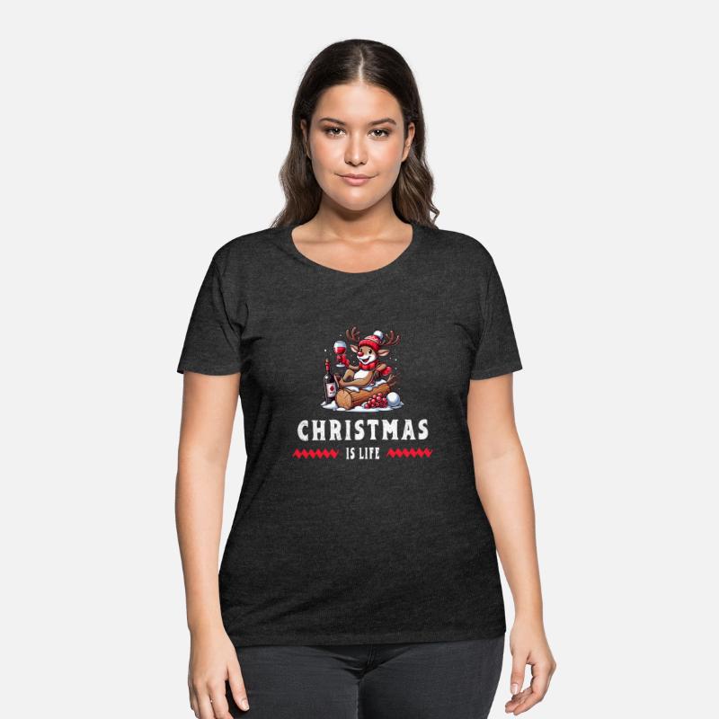 Reindeer With Wine - Christmas Vibes