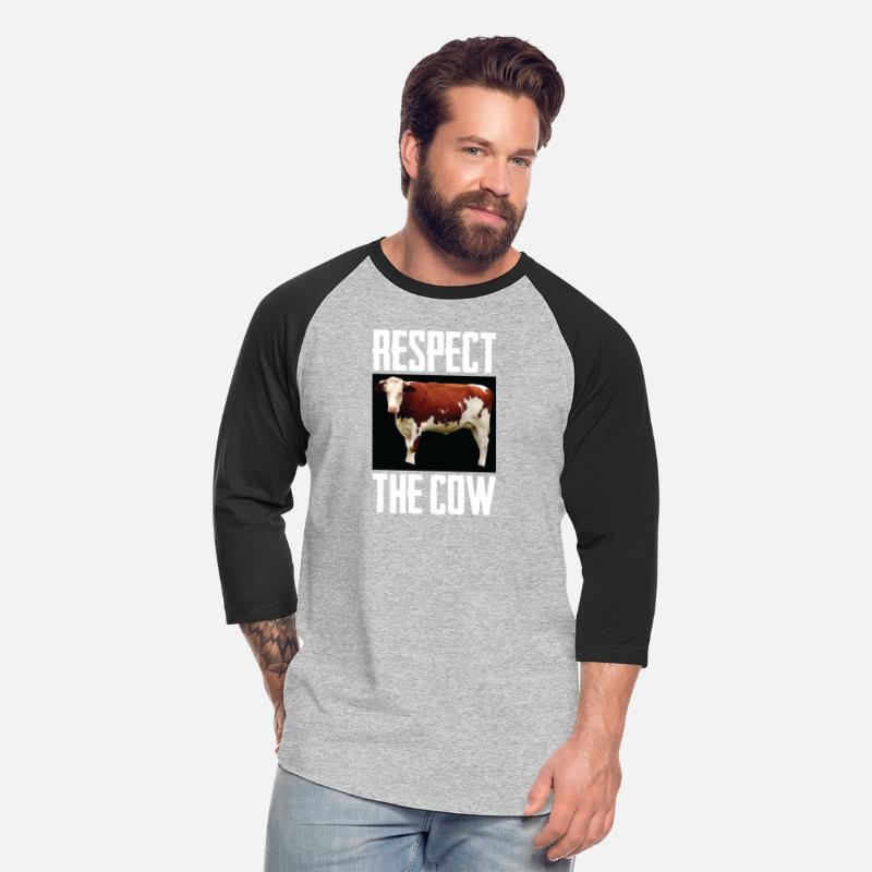 Respect The Cow Photo Funny Cattle Livestock Pun