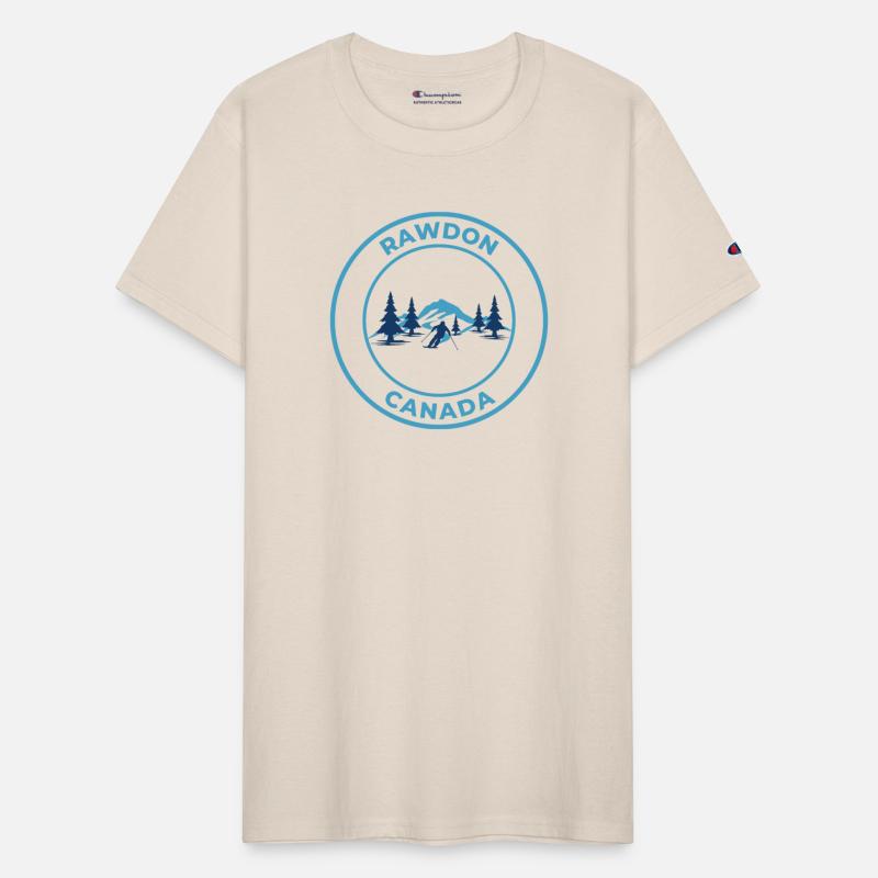 Retro Cool Skiing in Rawdon Canada souvenir