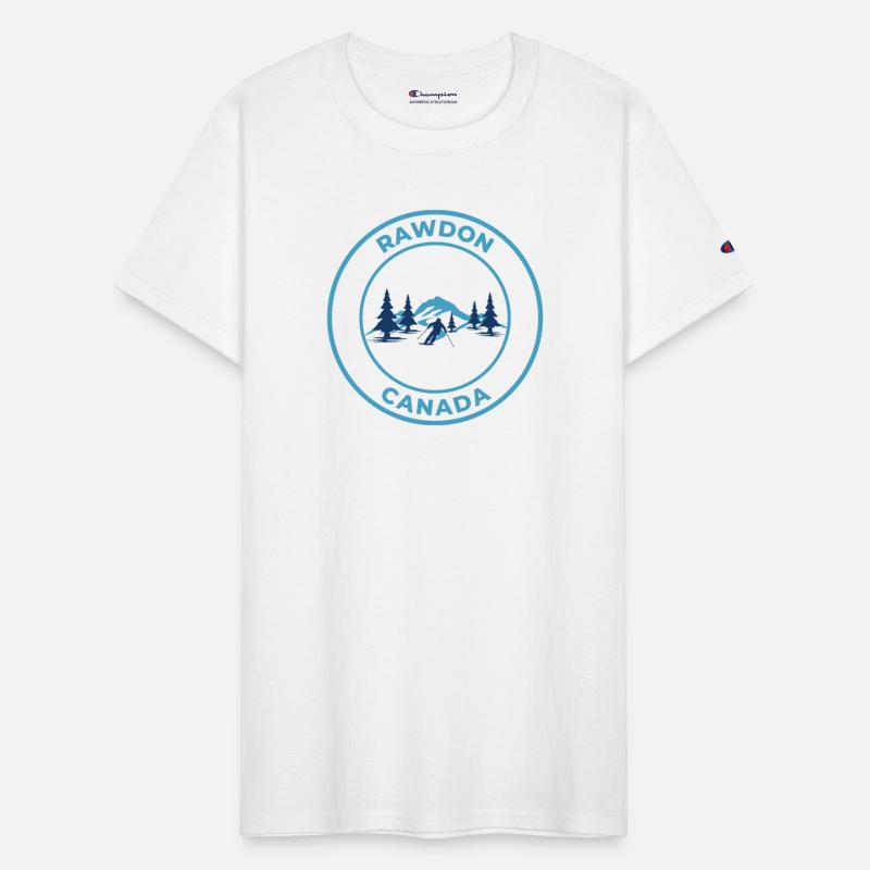 Retro Cool Skiing in Rawdon Canada souvenir