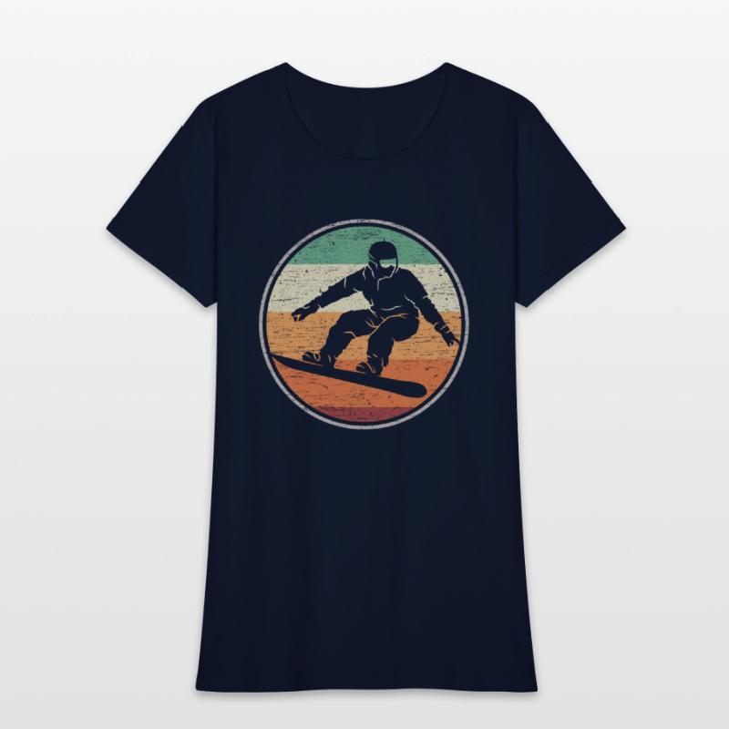 Retro Snowboarding Snowboarder Snowboard Winter