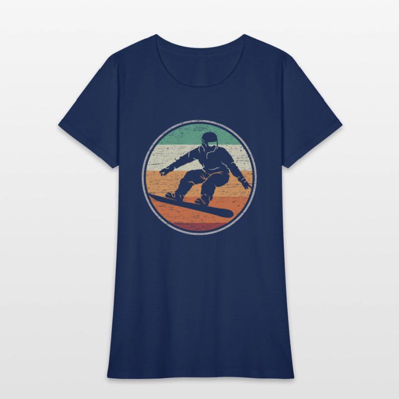 Retro Snowboarding Snowboarder Snowboard Winter