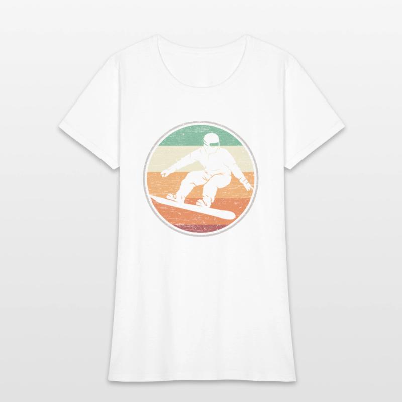 Retro Snowboarding Snowboarder Snowboard Winter