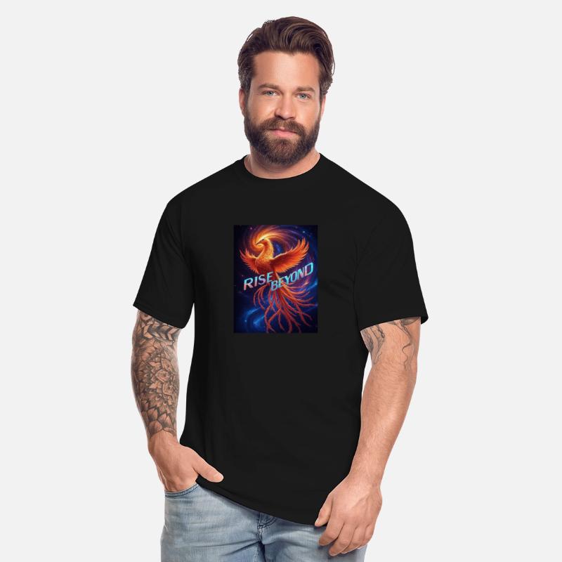 Rise Beyond – Cosmic Phoenix Rebirth T-Shirt