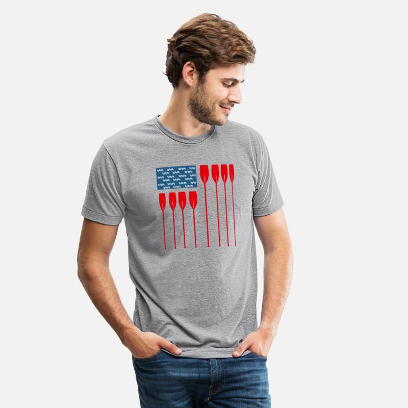 Rower flag rowing team paddle usa flag humor sport