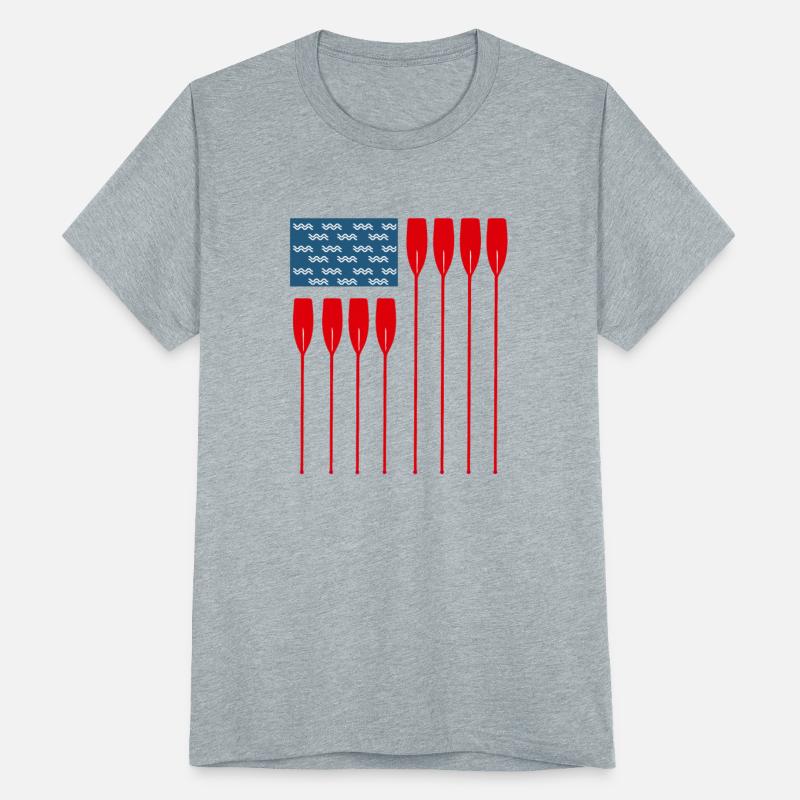 Rower flag rowing team paddle usa flag humor sport