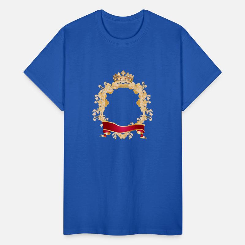 Royal frame in coat of arms style with crown