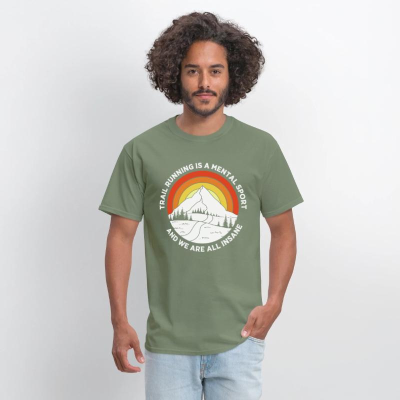 Running Is A Mental Sport Funny Trail Running