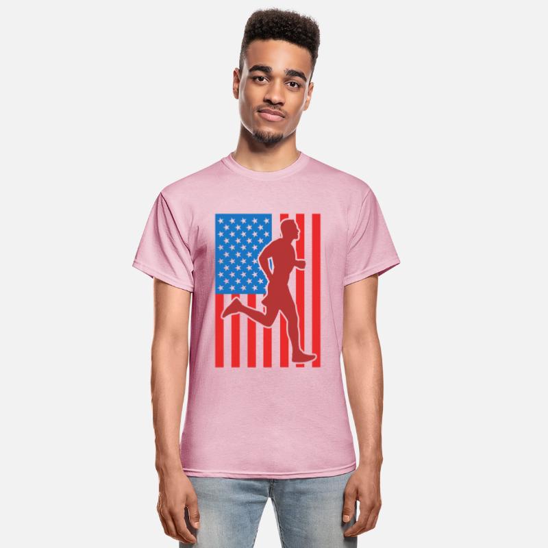 Running USA Flag