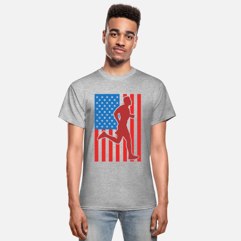 Running USA Flag