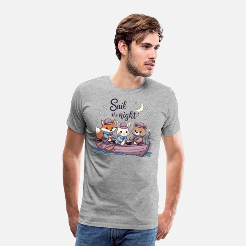 Sail the Night Whimsical Animal Tee