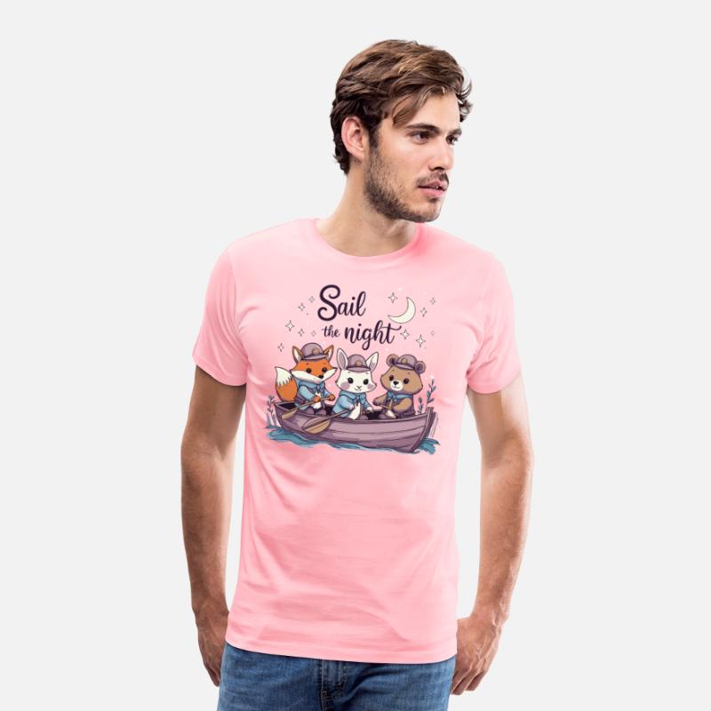 Sail the Night Whimsical Animal Tee