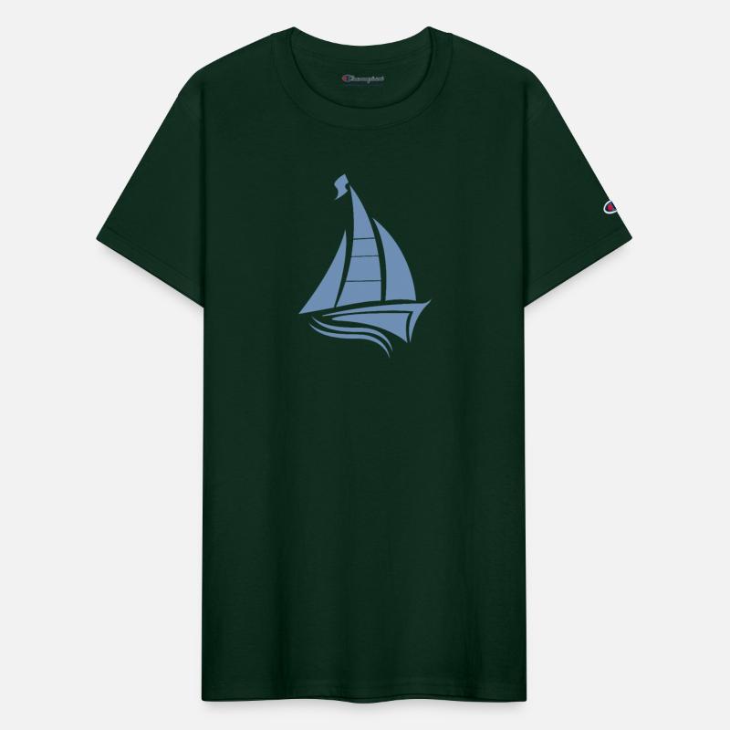 Sailing Sailboat Sailor Silhouette Minimalist
