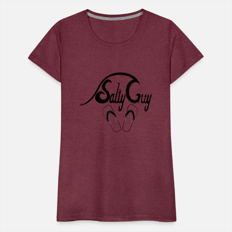 Salty Guy Black - funny fishing sayings