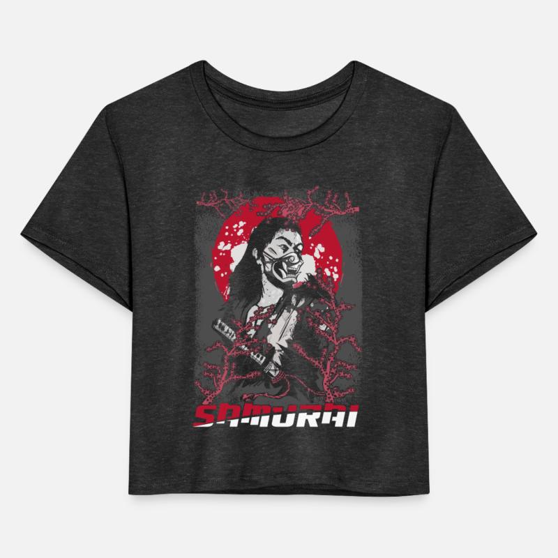 Samurai Japanese Sword Fighter Portrait Oni Mask