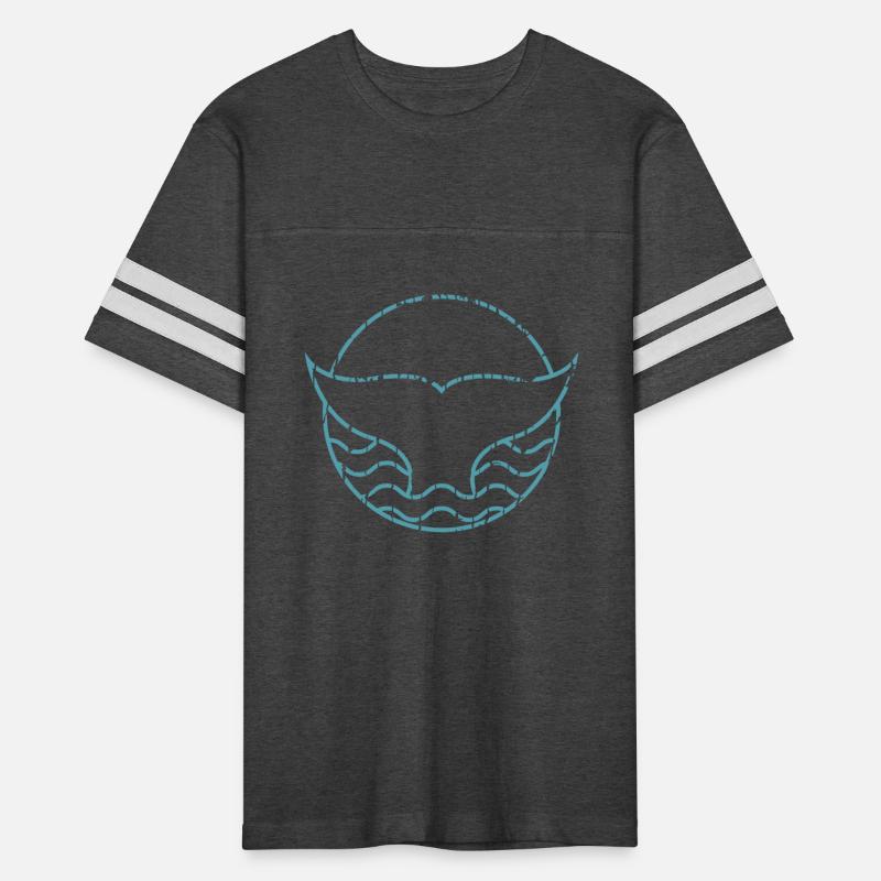 Save The Whales Minimalistic Whale Tail Ocean