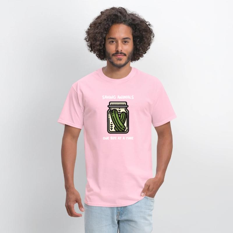 Saving Animals, One Bite at a Time - Vegan T-shirt