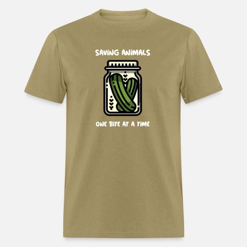 Saving Animals, One Bite at a Time - Vegan T-shirt