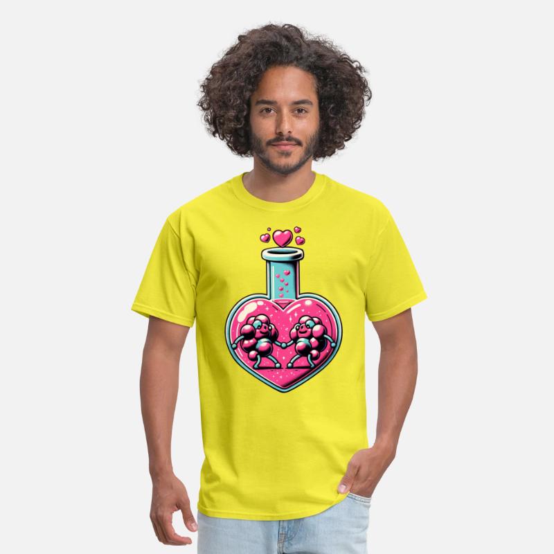 Science Shirt, Two Holding Hand Chemical Inside