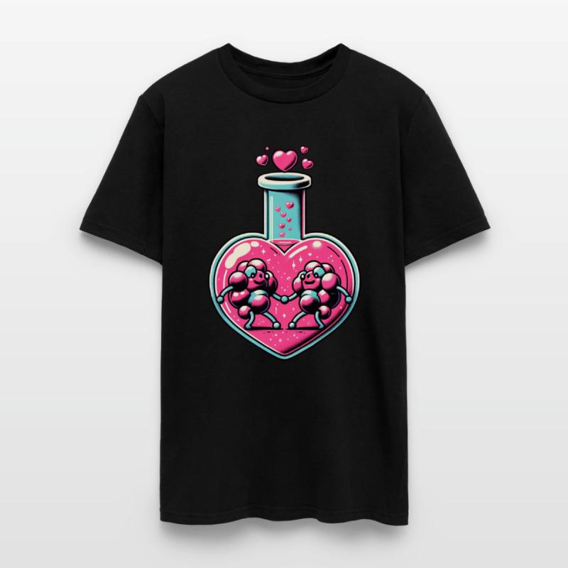 Science Shirt, Two Holding Hand Chemical Inside