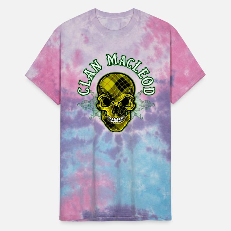 Scottish Clan MacLeod Tartan Celtic Skull
