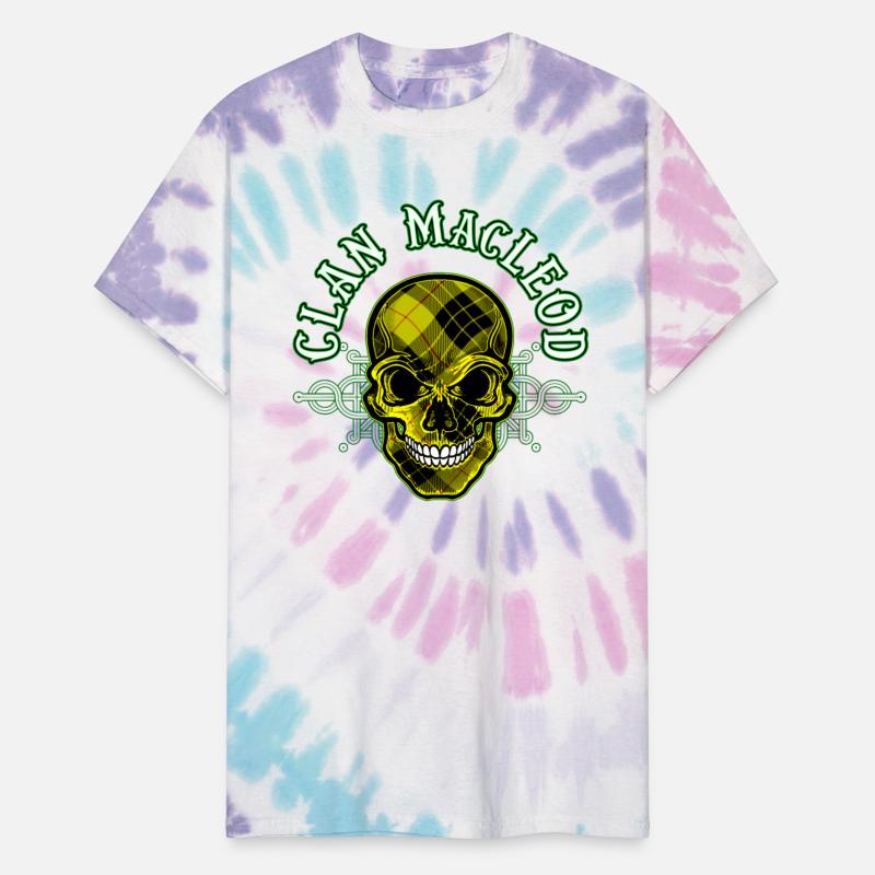 Scottish Clan MacLeod Tartan Celtic Skull