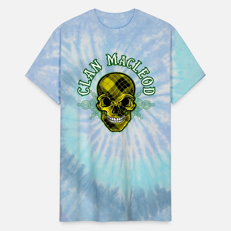 Scottish Clan MacLeod Tartan Celtic Skull