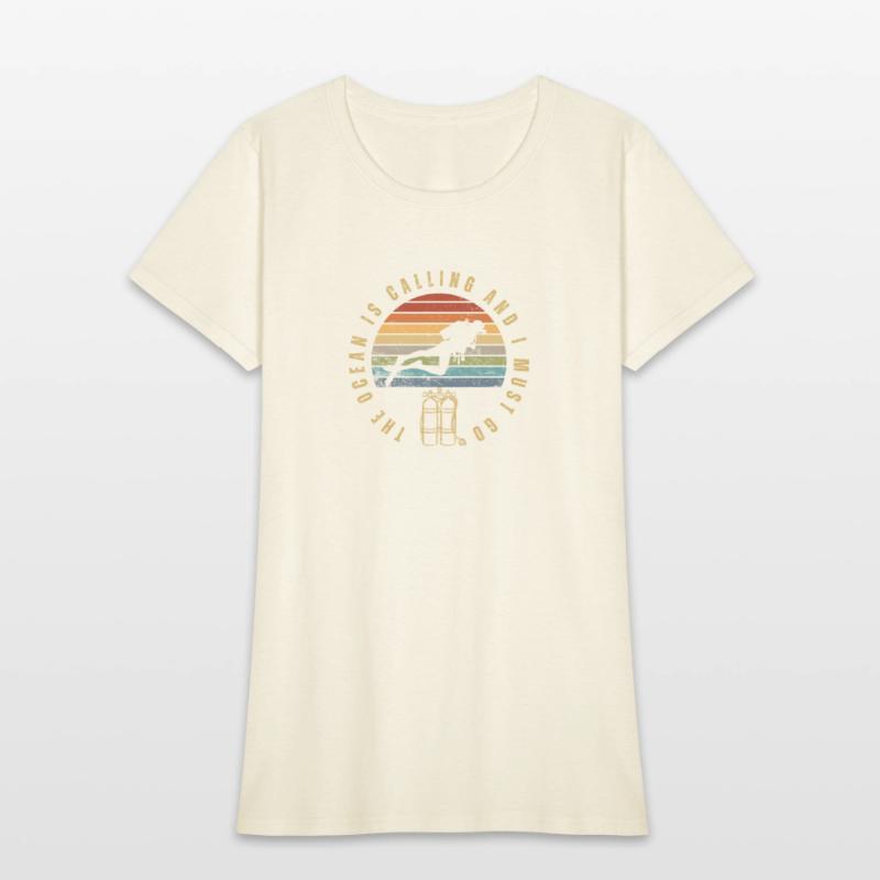 Scuba Diving The Ocean Is Calling Funny Scuba