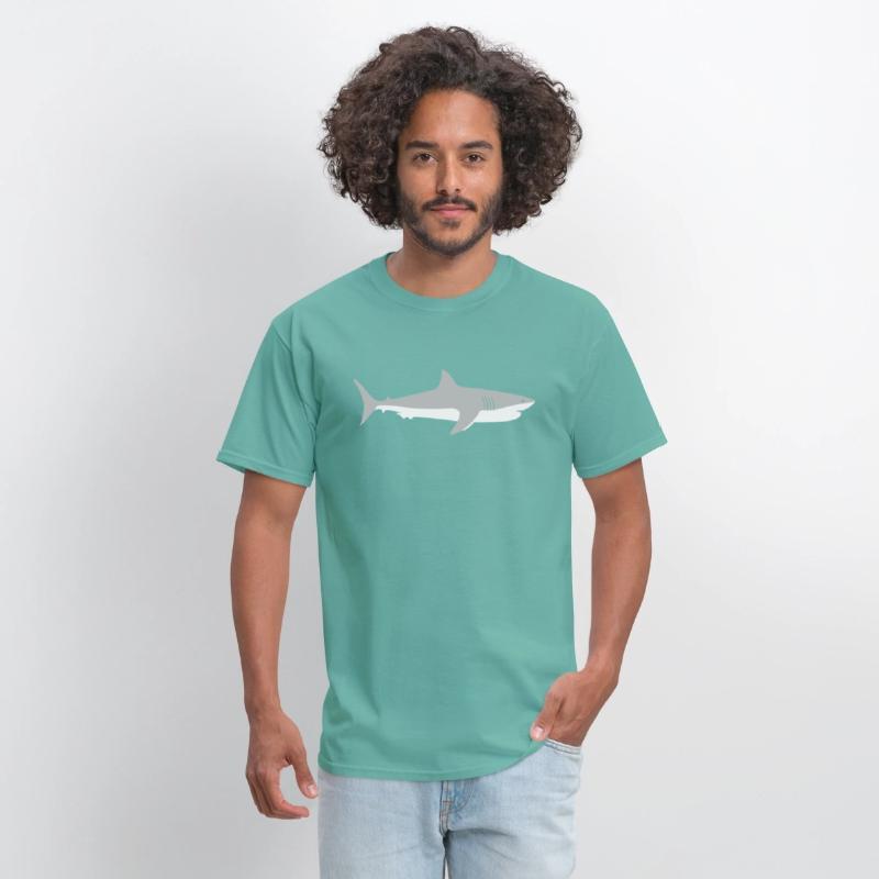 Shark True Graphic Print