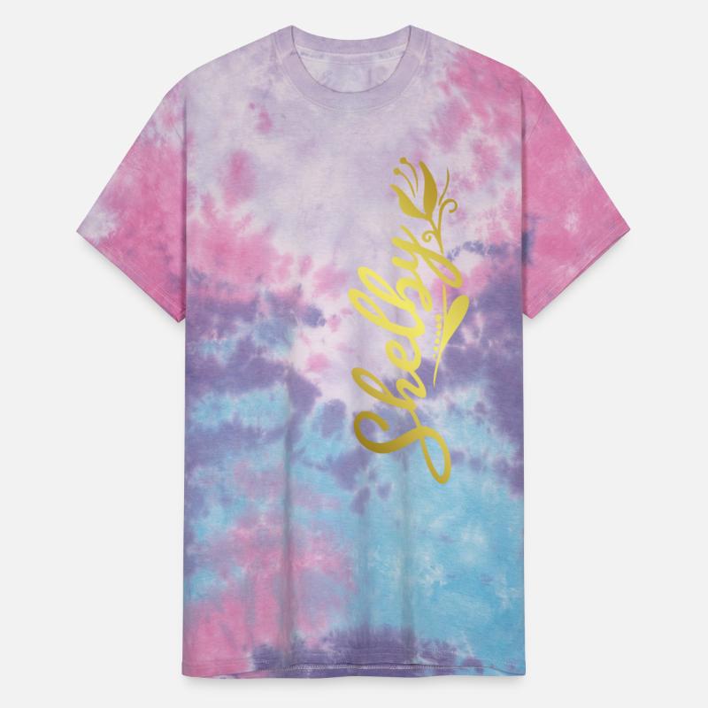 Shelby Name Faux Gold Tulip Flourish