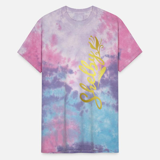 Shelby Name Faux Gold Tulip Flourish