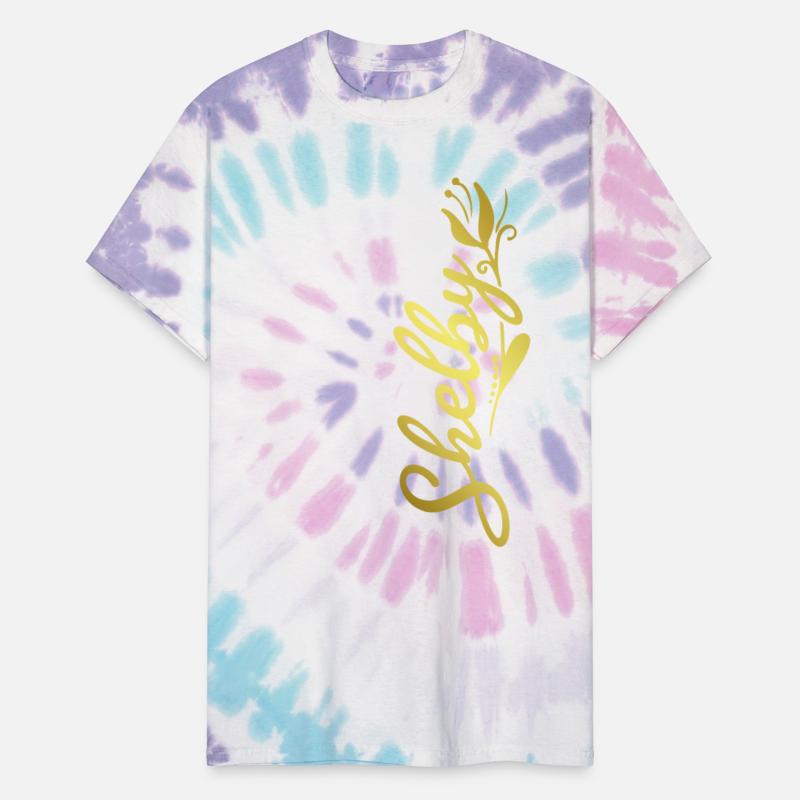 Shelby Name Faux Gold Tulip Flourish