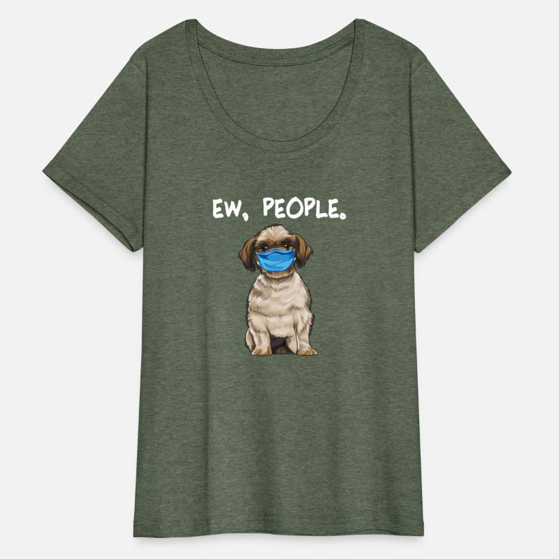 Shih Tzu Ew People Dog Wearing Face