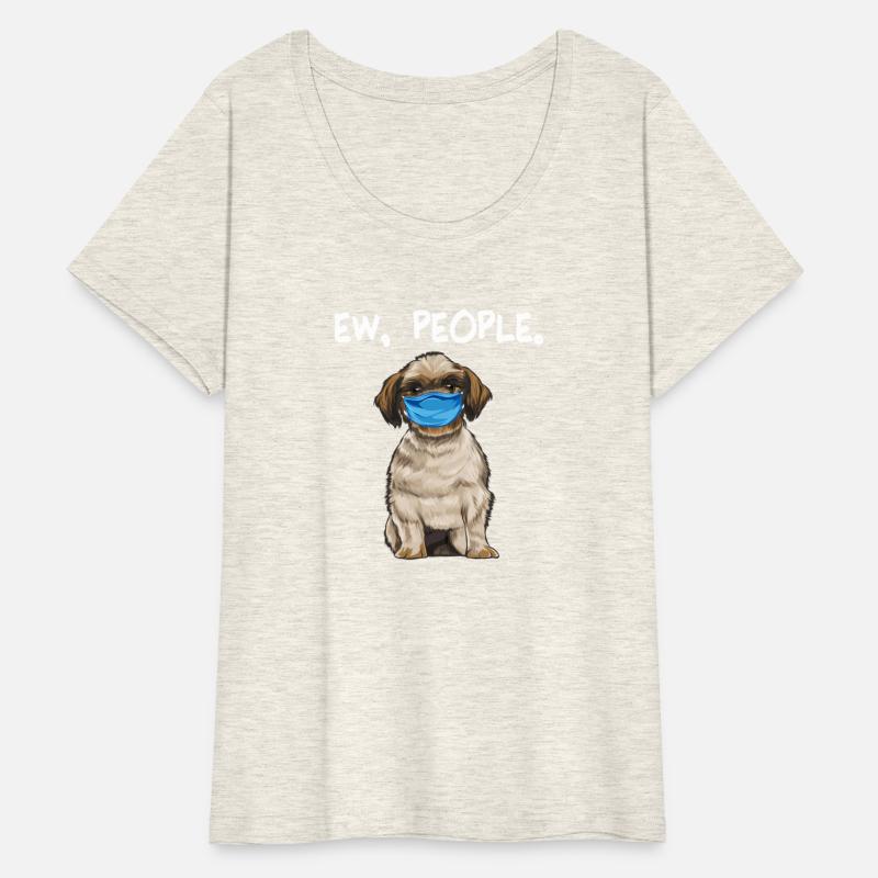 Shih Tzu Ew People Dog Wearing Face