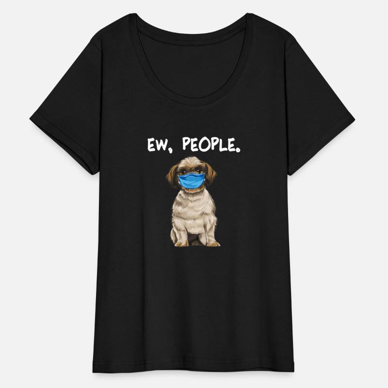 Shih Tzu Ew People Dog Wearing Face