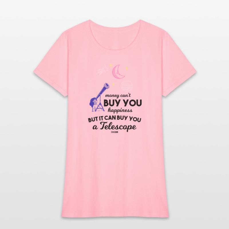 Shooting Star Planet Moon Telescope saying