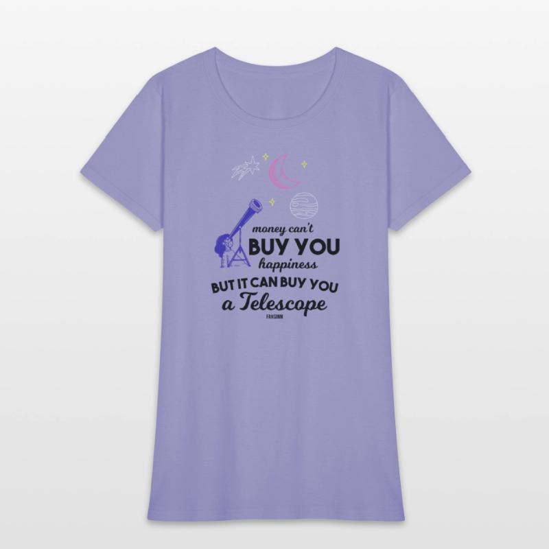 Shooting Star Planet Moon Telescope saying