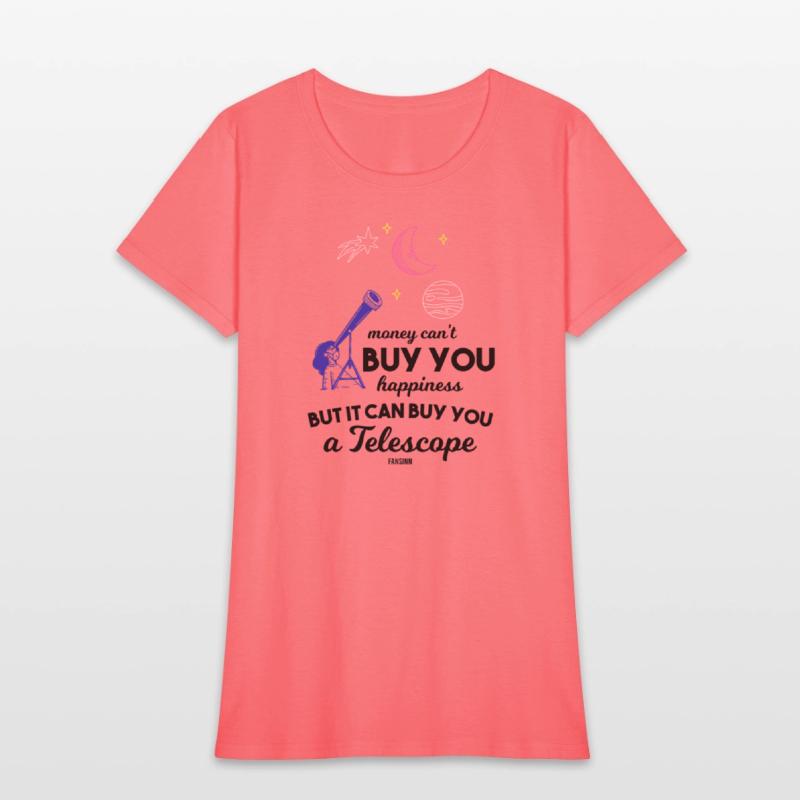 Shooting Star Planet Moon Telescope saying