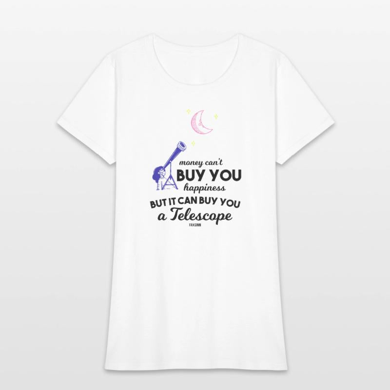 Shooting Star Planet Moon Telescope saying