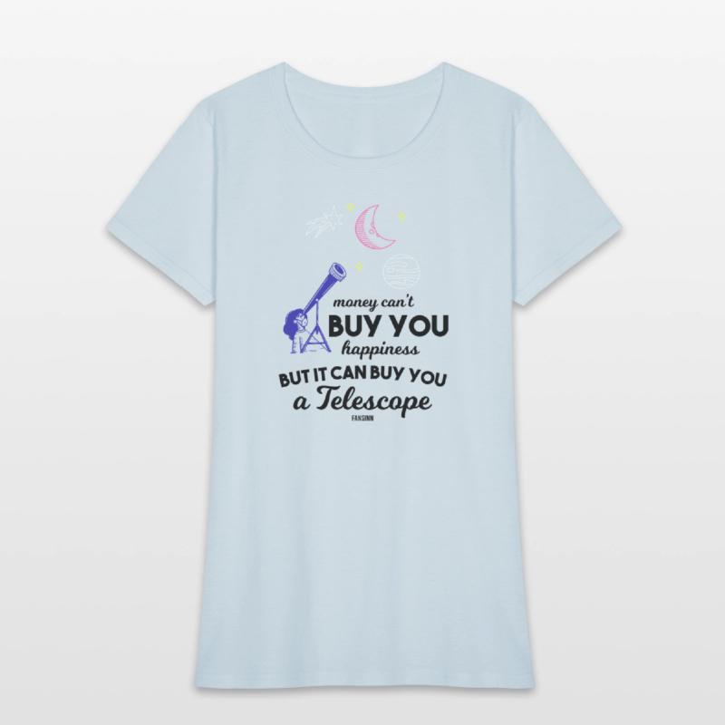 Shooting Star Planet Moon Telescope saying