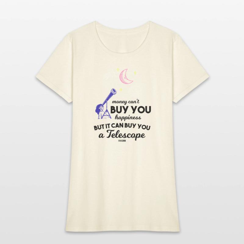 Shooting Star Planet Moon Telescope saying