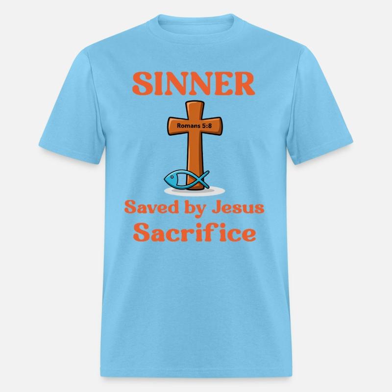 Sinner, Saved by Jesus Sacrifice, Romans 5:8
