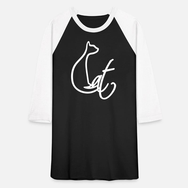 Sitting Cat Pretty Silhouette Text Quote Outline