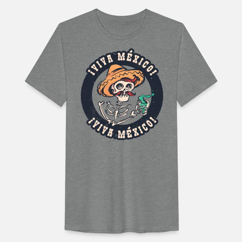 Skeleton Viva Mexico - Mexican Independence Day