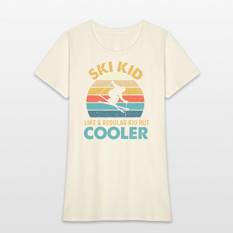 Ski Kid Like A Regular Kid But Cooler Skiing Lover